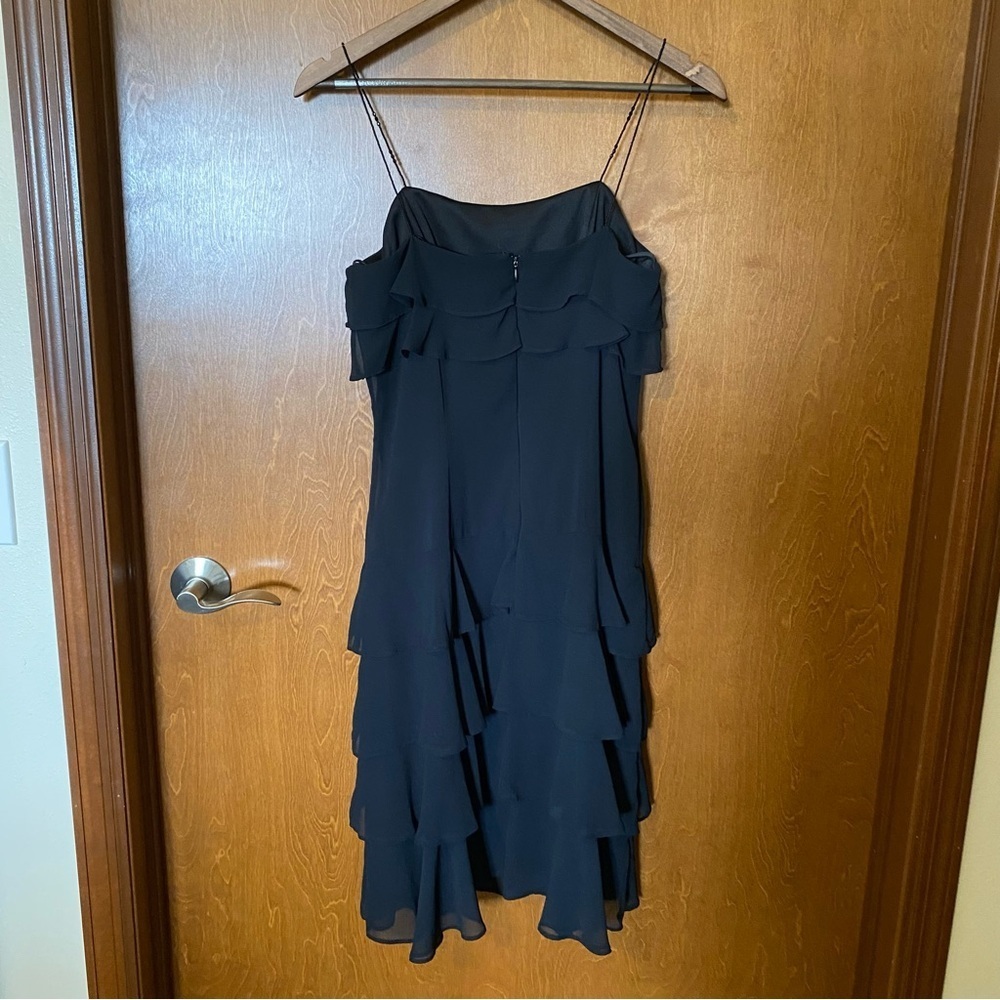 Vintage Y2K Black Ruffled Dress - Picture 4 of 8